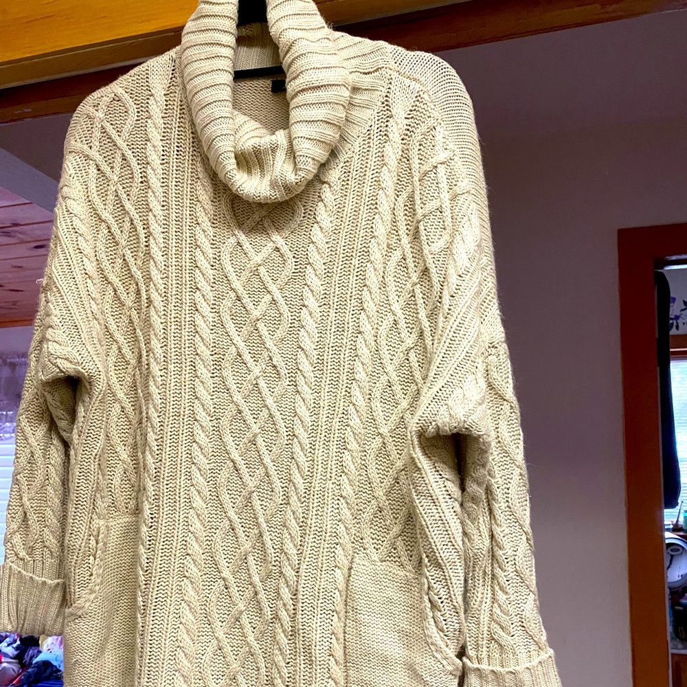 Long Sleeve Turtleneck Tunic With Pockets. Super Cozy And Only Worn A Few Times.